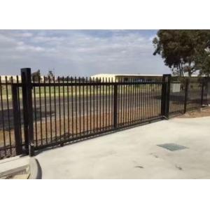 China Powder Coated 4x8 Wrought Iron Fence Panels , Wrought Iron Fence Gate supplier