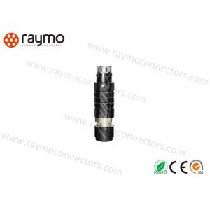 Copper Push Pull Circular Waterproof Connector Plug Light Weight For Electronics