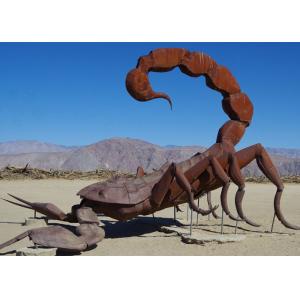 China Outdoor Landscape Corten Steel Colossal Scorpion Sculpture wholesale