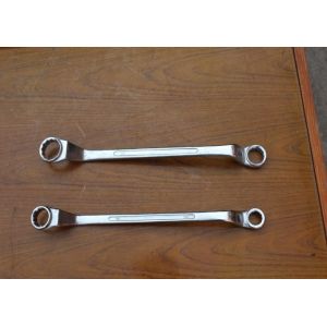 China Double Offset Basic Construction Tools , Ring Spanner Wrench Plum Wrench on sale