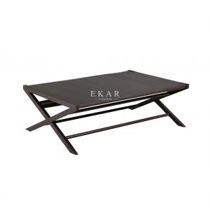 Wooden Modern Simple Design Rectangle Black Coffee Table