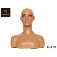 Vivid Gorgeous Eyes Wig Display Head Makeup Mannequin With Shoulders