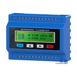 China Grade Gas Ultrasonic Sensor Fuel Flow Meter , Lightweoght Portable Flow Meter supplier