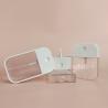 China Free Sample 38ml 45ml 50ml Credit Card Square Refillable Pump Spray Bottle for Hand Sanitizer Perfume Alcohol wholesale