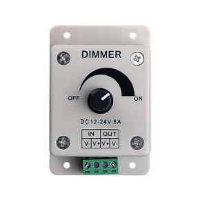 China Cor do brilho de Dimmer Switch Adjustable do controlador do diodo emissor de luz da C.C. 12V 8A única supplier