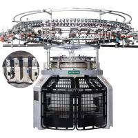 China 3 Thread Circular Fleece Weft Knitting Machine With Yarn Feeder Knit Pink Fabric on sale