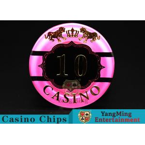 China Tiger Image Casino Poker Chips fait sur commande avec le matériel de protection de l'environnement wholesale