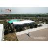 China Luxury Glass Wall Flat Roof Aluminum Tents For Office 20m X 40m X 8m wholesale