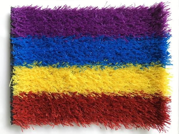 césped artificial de Astro del arco iris de la hierba 8m m del arco iris del 1x25m los 2x25m