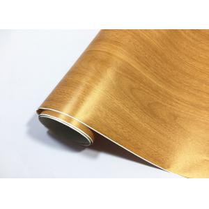 China Living Room Self Adhesive Wood Grain Wallpaper Dark Wood Grain Contact Paper supplier