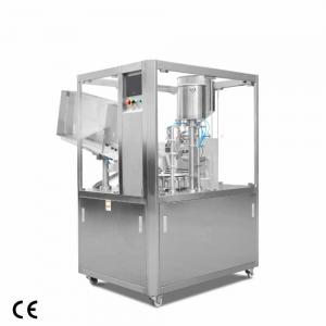 Automatic Aluminum Ointment Tube Filling And Sealing Machine 5kw VFD Adjusted