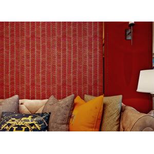 0.53*10m Sound proof Living Room Wallpaper with Stirpped Pattern , CSA SGS Standard