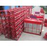 China Building Material Cage Hoist 1200kg Red Painted 3.6 x 1.5 x 2.5m wholesale