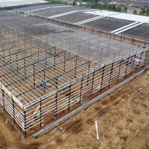 China Prefabricated Steel Structure Workshop with H-Section Beams 50-Year Lifespan wholesale