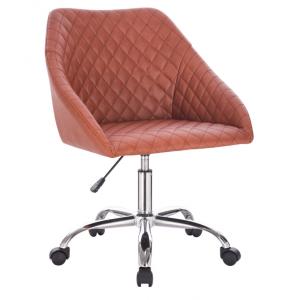 China Vintage PU Seat Adjustable Height Home Office Swivel Desk Chair supplier