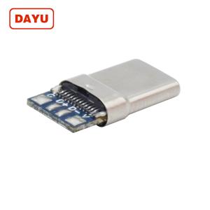 China Tipo atual alto conector macho de C, conector macho de carregamento rápido do Usb C supplier