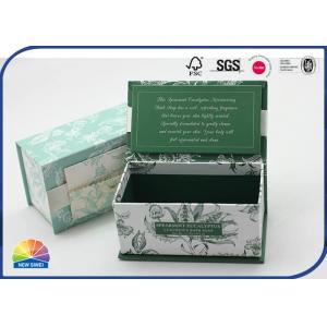 Customized Magnetic Hinged Flap Lid 4C Printed Gift Box For Delicate Product