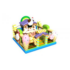 Inflatable Fun City PVC Candy Ice Cream Park  Inflatable Bouncy Castle For Kids