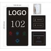 China High Resolution Hotel Room Number Plate 220V Hotel Doorplate Switch on sale
