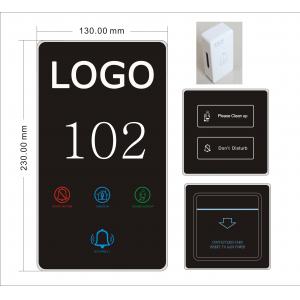 Customized Hotel Doorplate Switch With DND Switch Light Touch Switch For Hotels