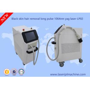 Black Skin Diode Laser Hair Removal Machine Painless Nd Yag Laser 1064nm Long Pulse