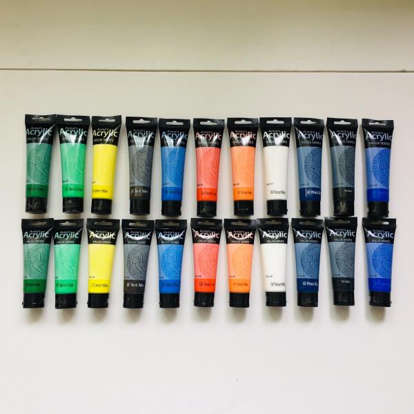 Artist'S Acrylic Painting Color Value Series 100ml & 75ml Phoenix