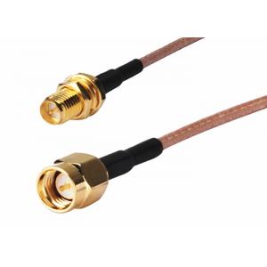 China SMA Male to RP SMA Female connector RF Jumper Pigtail RG316 Cable for antenna supplier