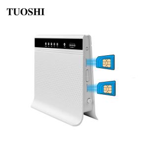 China SMA Antenna Port Dual Sim Card Wireless CPE 5.8G 1200Mbps Unlocked 4G Wifi Router supplier
