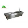 Medical Pathology Lab Equipment Stainless Steel Autopsy Table With Sink