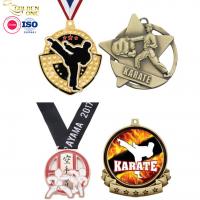China Metal Hanging Marathon Medals Custom Printing Logo Souvenir Karate For Honor on sale