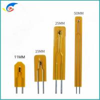 China Thin Film Temperature Measuring NTC Thermistor MF55 100K 3950 104F3950 For Printers Computers Household on sale