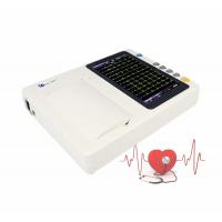 China Six Channel Digital ECG Machine with Internal / External Data Storage and Recording on sale