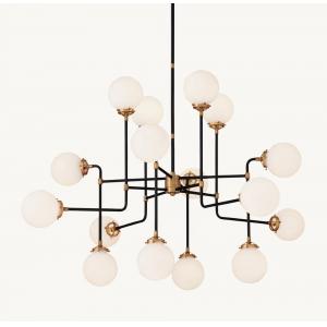 Nickel Finish Classic Brass Chandelier with E27 Bulb Compatibility and Elegant Design