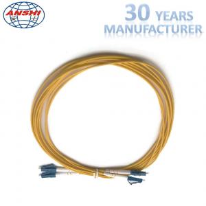 China 2 Meters Optical Fiber Patch Cord , Duplex Fiber Optic Patch Cable G652D supplier