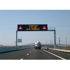 China Clear Vivid Image  LED Highway Road Signs Spin Lock Easy To Install Pixel Pitch 20mm supplier