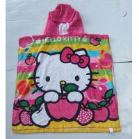 Cartoon Children Cloak  Hooded  Towel 120*20cm Baby Bathrobe for sea beach