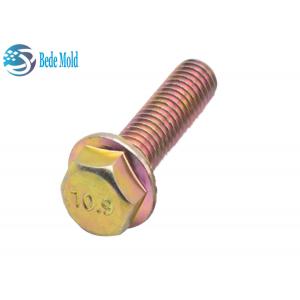 China Hex Flange Screws 10.9 Grade Alloy Steel Materials ISO1665 Standard Color Zinc Plated wholesale