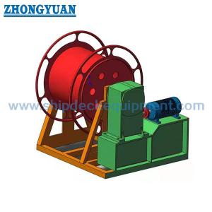 China CB*3048 Type A Single Drum Electric Driven Steel Wire Rope Reel Ship Deck Equipment supplier