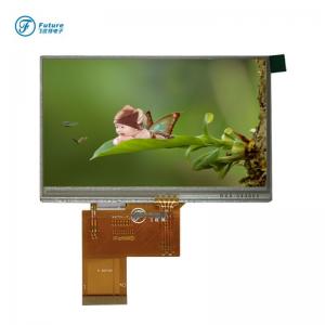 China 4.3 Inch IPS TFT LCD Display 300cd/M2 With Static Dynamic Driving Method supplier