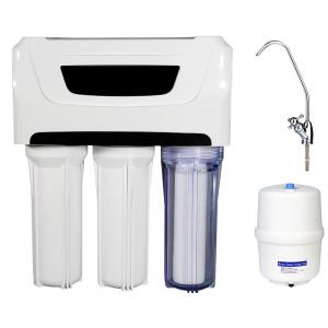 China 3.0 / 4G Plastic Tank Reverse Osmosis Water Filtration System Whole House 110V Pump supplier