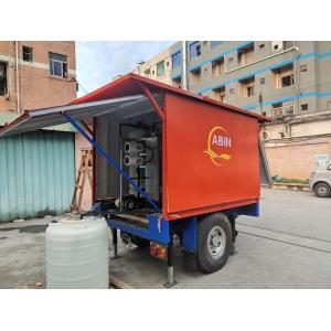 Tow Truck Trailer Car Mobile Water Tretment Mobile Demineralizer Tralier Reverse Osmosis Trailer for Sale