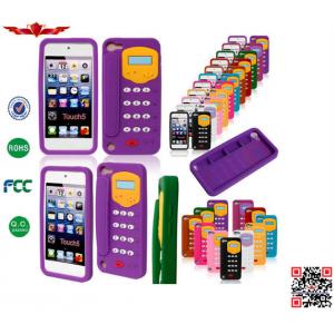 New Arrival 100% Qualify Colorful Silicone Cover Cases For Ipod Touch 5 Soft And Durable
