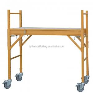 Telescopic Andamio Indoor Metal Portable Baker Scaffolding With Adjustable Casters