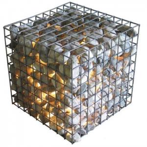 Welded Galvanized Gabion Box 2x1x0.5m Stone Wire Cages For Garden Fence
