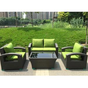 China Modern Aluminium PE Rattan Outdoor Wicker Sofa sets Garden wicker Patio sofa furniture supplier