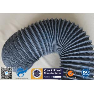 China 200 Degree 150mm PVC Coated Fiberglass Flexible Air Ducting For HAVC System supplier