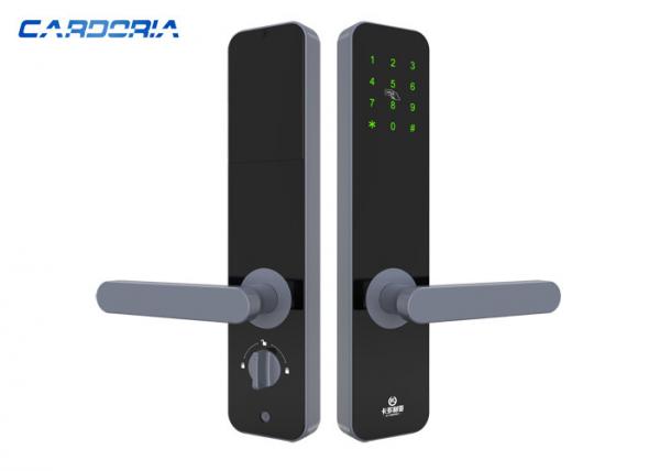 Anti Peep Apartment Electronic Door Locks , Nfc Card Door Lock For Access