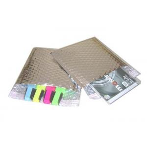 China Metallic Jiffy Padded Mailers , Metallic Foil Bubble Bags For Express Delivery supplier