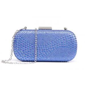 China Women Small Jeweled Sparkly Evening Bags Box Shaped For Vacation supplier