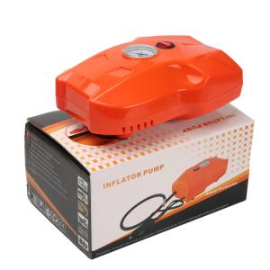 12V Portable Tire Inflator With Gauge Inflatable Head Switchable